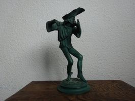 Tanzender Morisk / Mittelalter Gaukler Kerzenständer