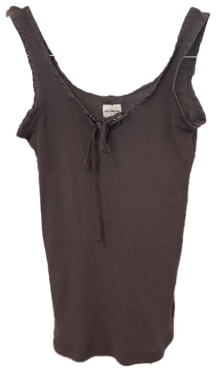 Calvin Klein Tops: Calvin Klein Jeans Top braun, Bindeband, Gr. S – Neuf (Voir description) à Basel par tin_h697