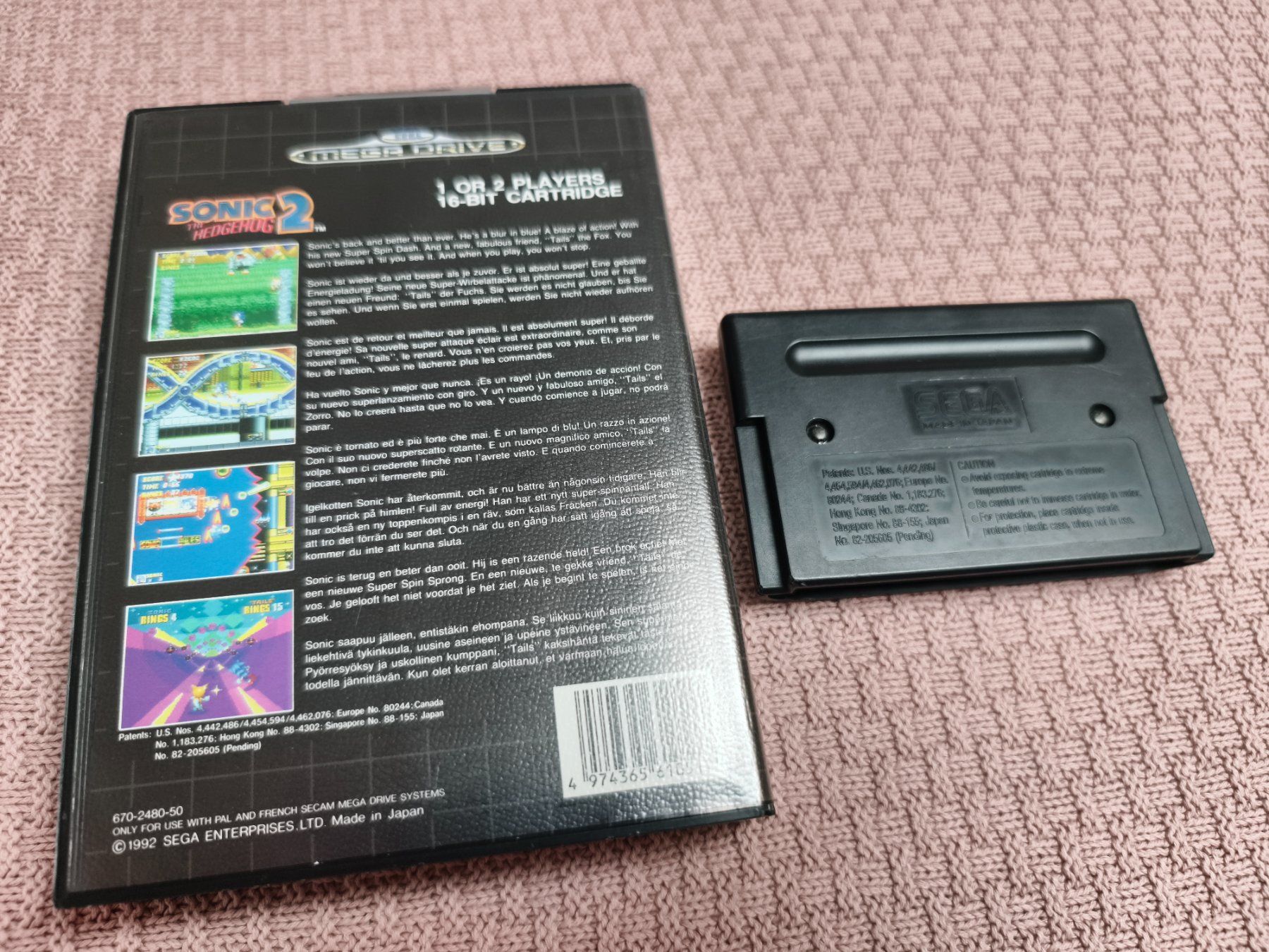 Sonic Spiele: Sonic the Hedgehog 2 Mega Drive Spiel – Gebraucht aus Ringgenberg BE von Tantal15125 1