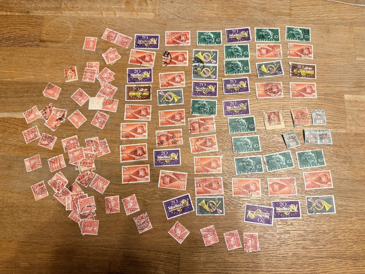 Tutti i francobolli: Briefmarken Konvolut Schweiz Briefmarkensammlung – Usato da Goldach venduto da Donpancho