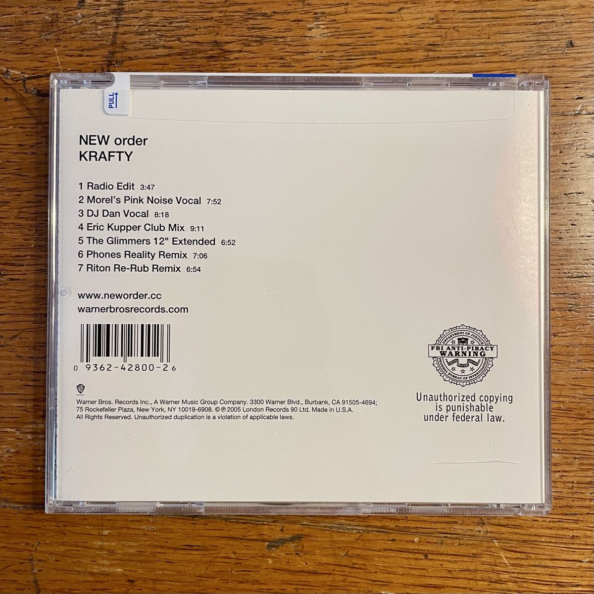 CD: New Order - Krafty CD maxi Single – Usato da Genève venduto da was_ksr9 1