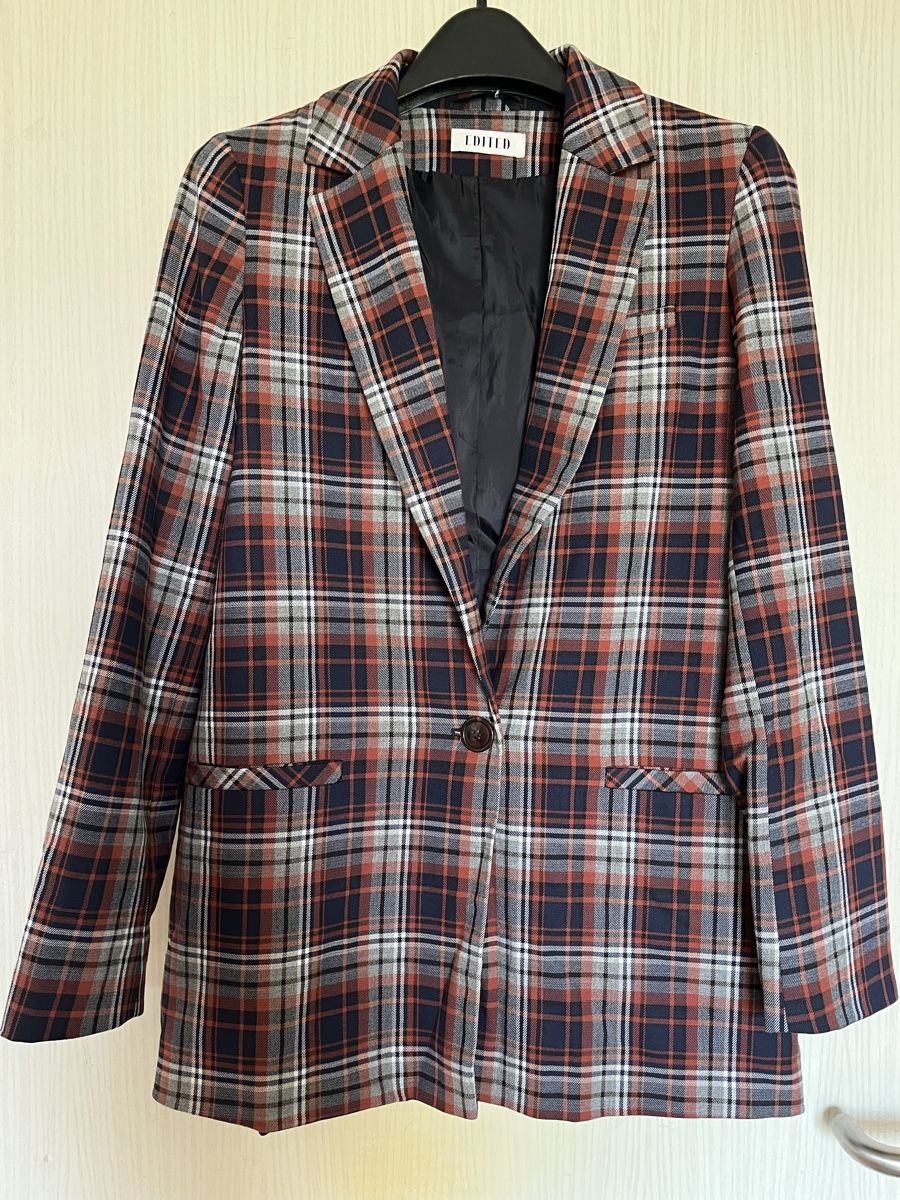 Cappotti: karierter Mantelblazer Gr.34 – Usato da St. Gallen venduto da andreav.