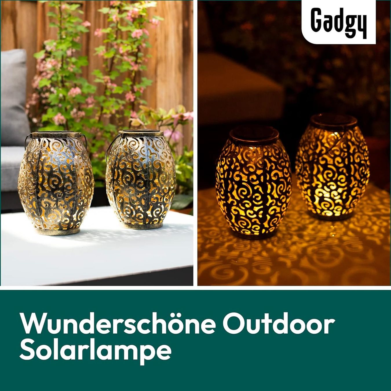 Lampade: Orientalische Solar Laternen 2er Set – Nuovo e nell'imballaggio originale da Nuglar venduto da SaleRitter 2
