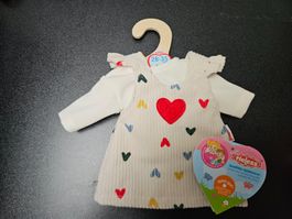 Neu - Heless - Kord Kleid Herz  28-35cm