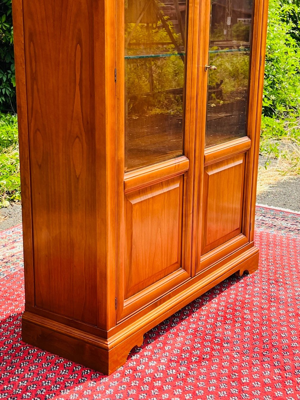 Vetrine: Vitrine Biedermeier Stilmöbel Kirschbaum SELVA + Versand – Usato da Gemünden venduto da GEUENWALD 4