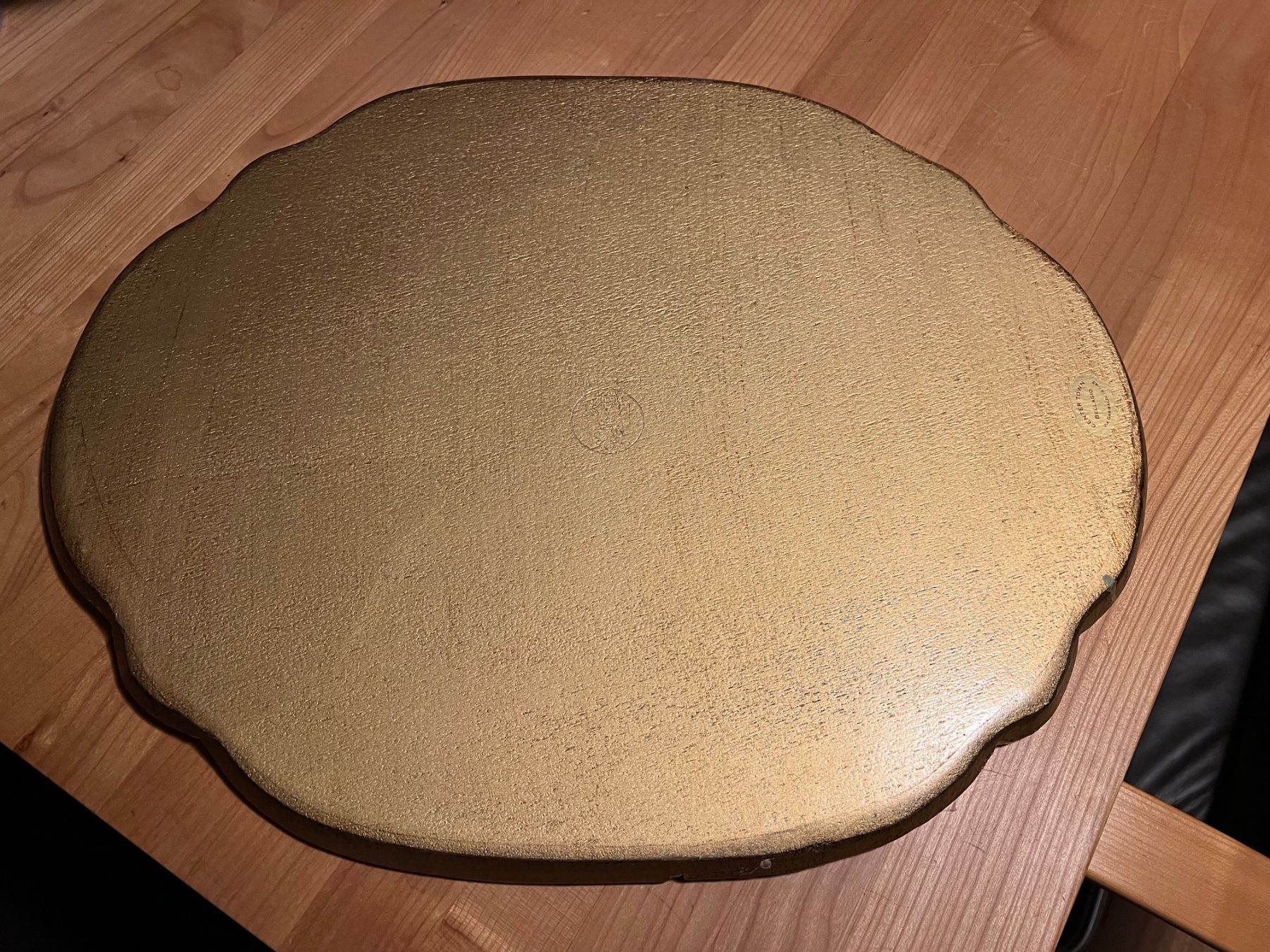 Servierplatten: Grosses Florentiner Servier-Tablett - Vintage MASI Firenze – Gebraucht aus Mönchaltorf von lubusc 4