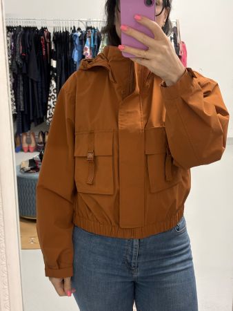 REISS neue Übergangsjacke 42 rost Bomberjacke Kapuze