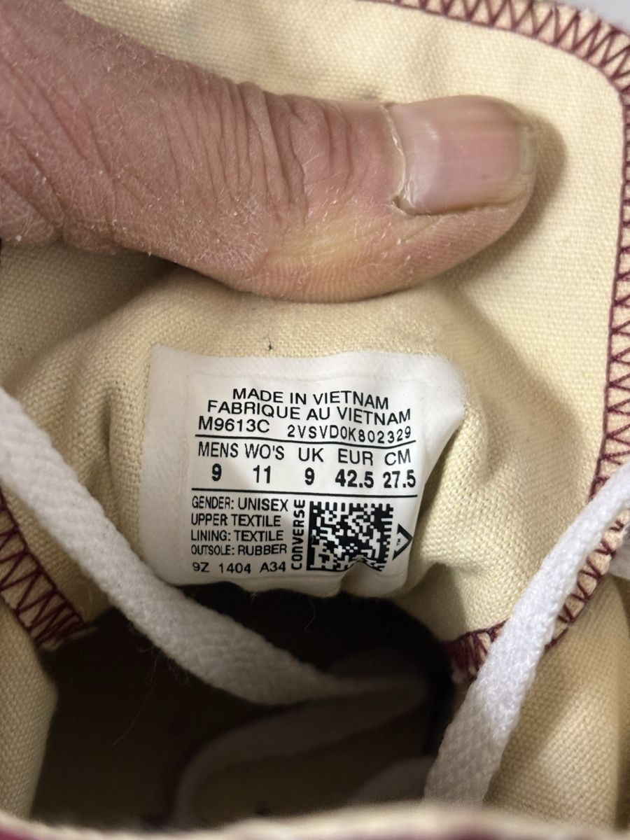 Converse Scarpe da uomo: CONVERSE Herrenschuhe Größe EU42,5 UK 9 – Usato da Thun venduto da jeff070 5
