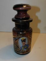 Antike Kristall Deckel Zapfen Dose - Murano Glas Dose