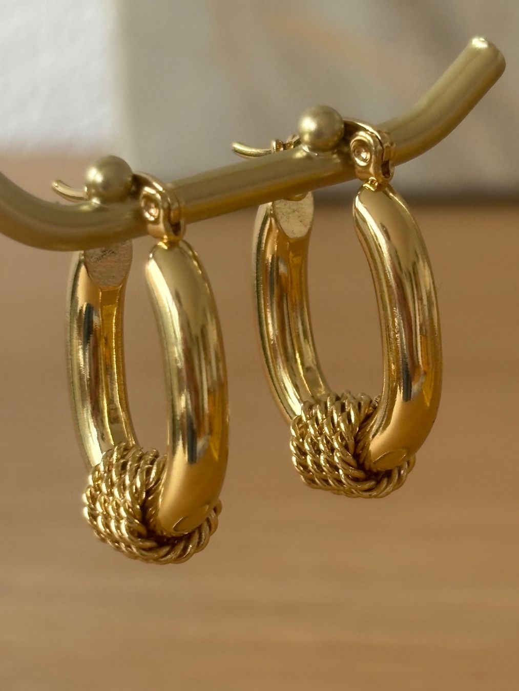 Orecchini pendenti & Orecchini a lobo: Edelstahl Elegante Creolen Ohrschmuck  Farbe:Silber – Nuovo (secondo la descrizione) da Biel-Bienne venduto da Roserosse13 2
