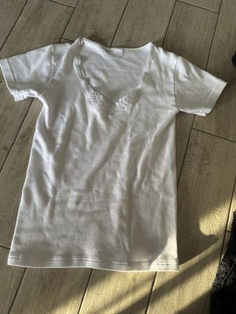 T SHIRT XS WEISS BAUMWOLLE