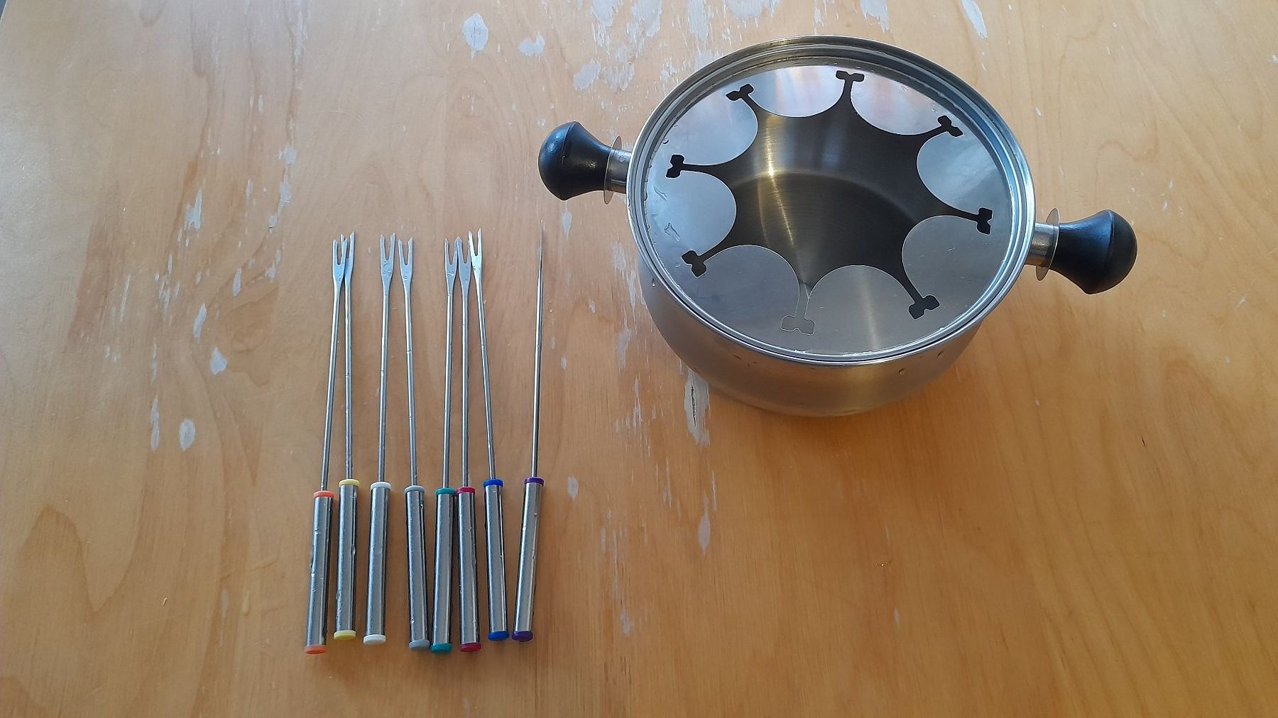 Elettrodomestici da cucina: Fondue Set-Rechaud+Topf+Gabel, Komplett! – Usato da Richigen venduto da lis_qql9 3