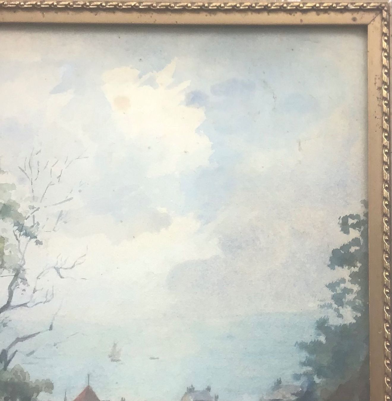 Gemälde: AQUARELL MIT RAHMEN GRÖSSE 36X26CM – Gebraucht aus Gersau von grafik-kunst 1