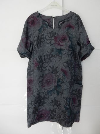 Kleid Leinen creation cadeaux Gr. M VERSAND