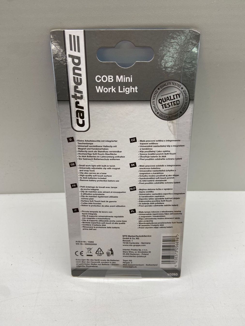 Lampade: LED Arbeitsleuchte mit Magnet BL inkl. Batterien – Nuovo (secondo la descrizione) da Heerbrugg venduto da ProBau-Liq 1