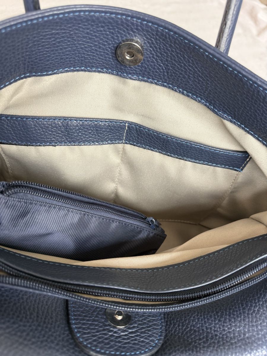 Borse:  MAXIMA Milano Ledertasche, dunkelblau – Usato da Zürich venduto da Elena_8 9