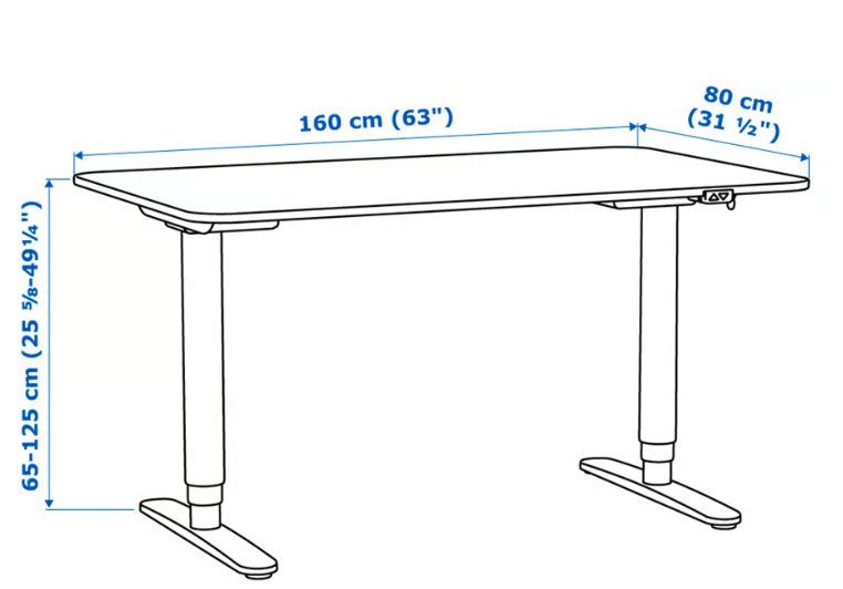 Ikea Scrivanie: IKEA BEKANT Schreibtisch 160x80cm elektrisch – Usato da Zürich venduto da xarthurx 4