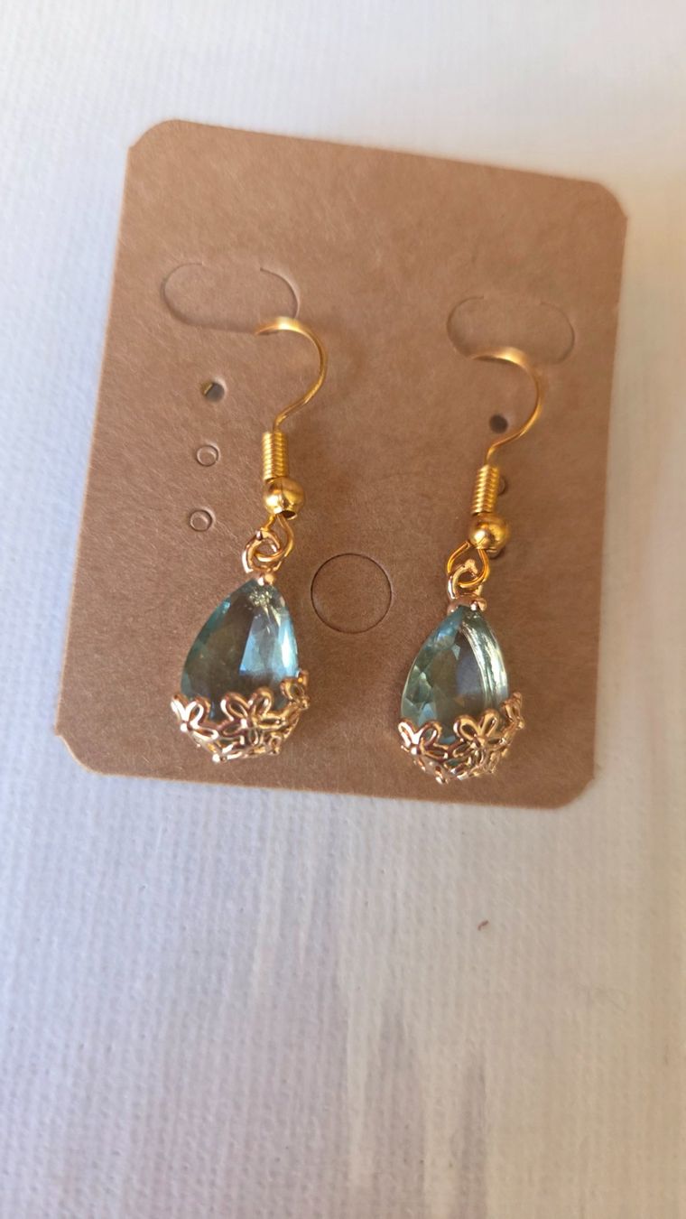 Orecchini pendenti & Orecchini a lobo: Ohrringe Modeschmuck Perlen Style Blau NEU – Nuovo (secondo la descrizione) da Weggis venduto da Leeclipse 1