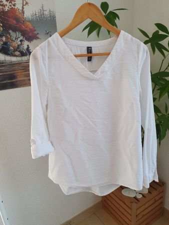 Joli chemisier blanc, taille 36