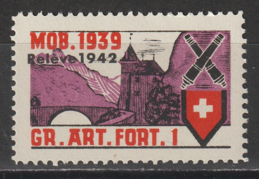 Alle Briefmarken: Artillerie Nr. 25/1 ** – Gebraucht aus Siebnen von Fstaehli