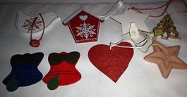 Christbaumanhänger div. 8 Stück im Set