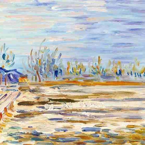 Riproduzioni & Creazioni: Van Gogh - Landschaft mit Schnee – Nuovo (secondo la descrizione) da Larnaca venduto da KunstDepot24 3