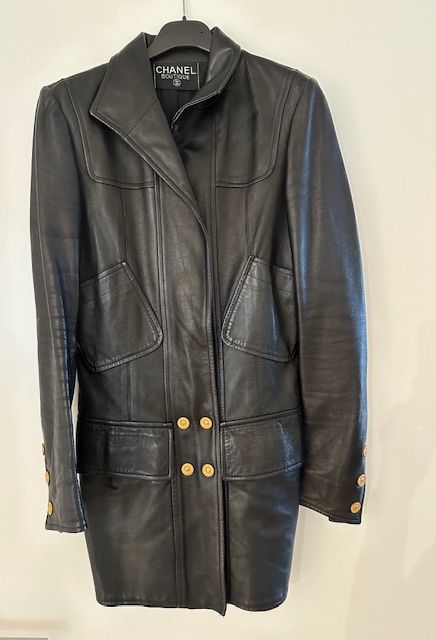 Jacken: Vintage Chanel leather coat – Gebraucht aus Dallenwil von ZD2019 1
