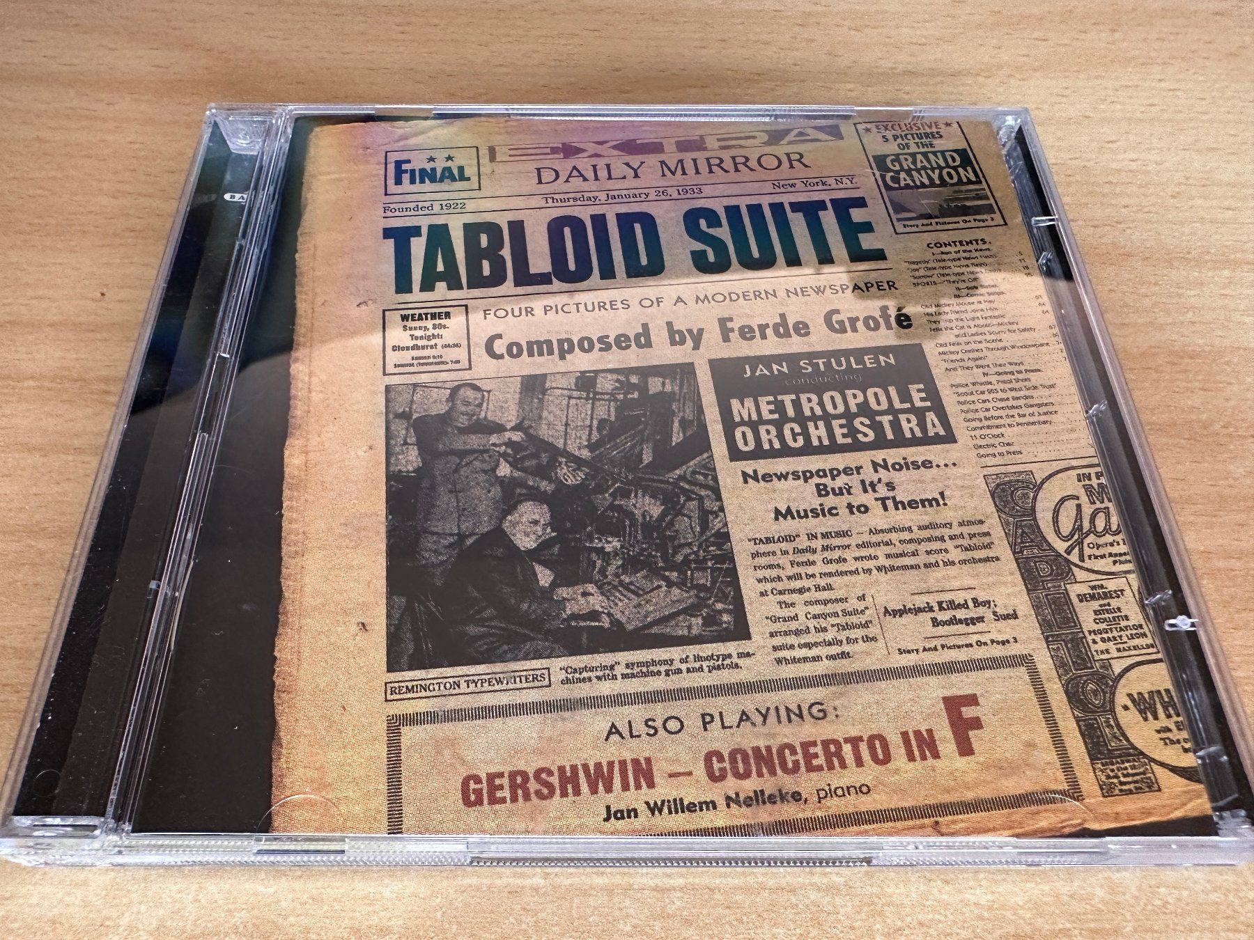 CD: T8 Ferde Grofé, George Gershwin - Metropole Orchestra - 2 CD – Usato da Rikon im Tösstal venduto da Alpenmutz