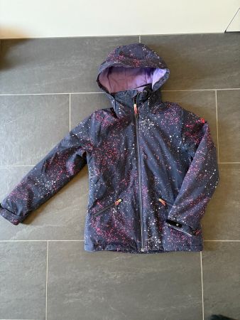 Killtec Skijacke 152, wasserdicht, dunkelblau mit Farbtupfen