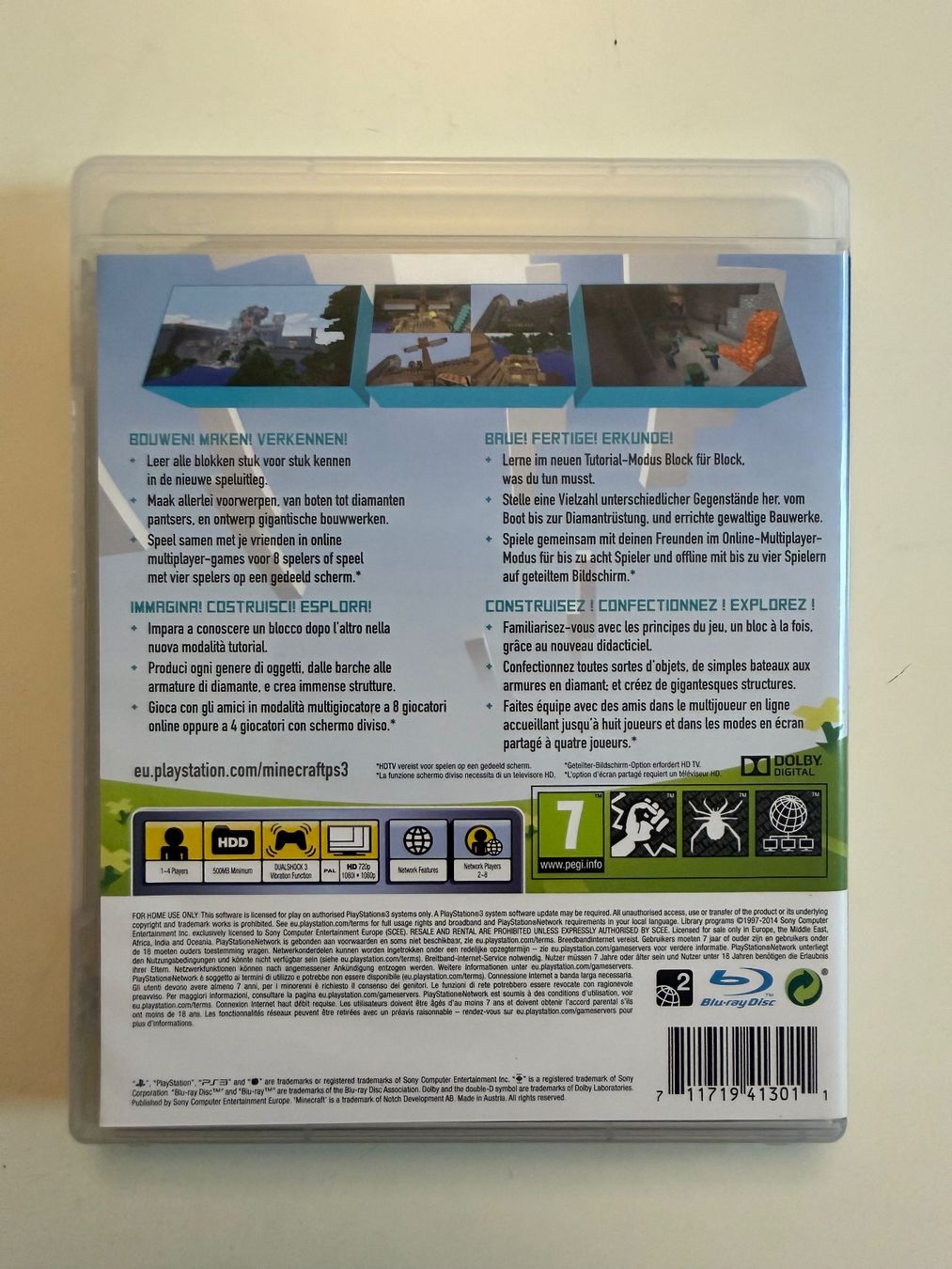 Jeux: PlayStation 3 Game MINECRAFT PLAYSTATION 3 EDITION PS3 – D'occasion à Münsingen par Ganjam 2