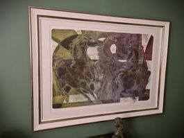 Sehr grosse Lithographie von Hans Erni