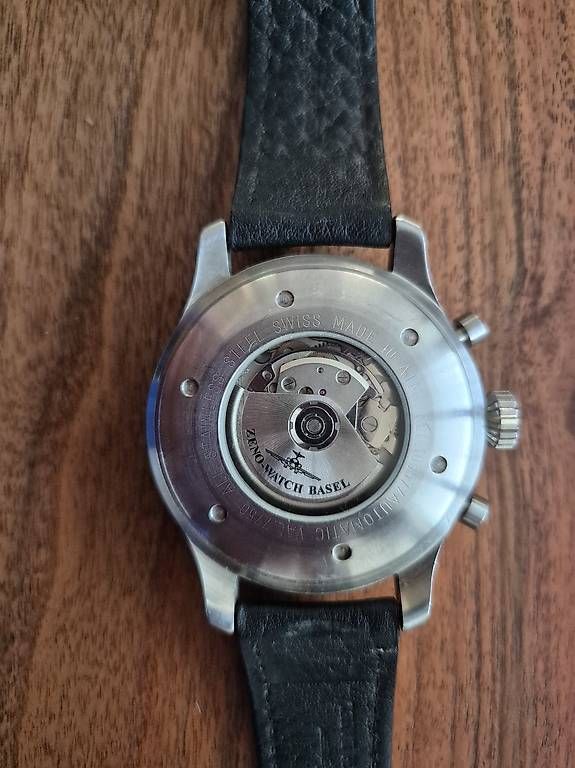 Orologi: ZENO-WATCH BASEL Giant Pilot Navigator Chronograph – Usato da Matzingen venduto da panda98 3