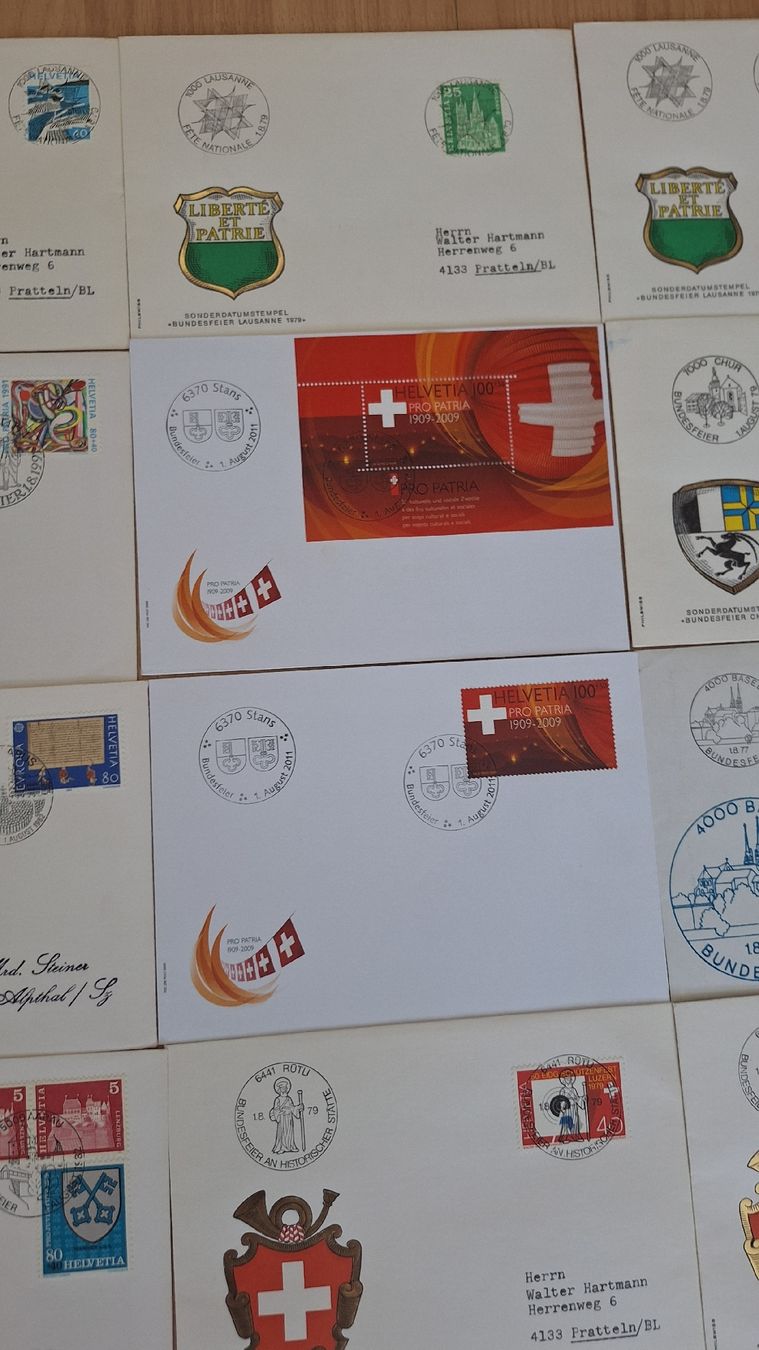 Timbri: Bundesfeiersonderpoststempel – Nuovo (secondo la descrizione) da Pratteln venduto da walti-6060 3