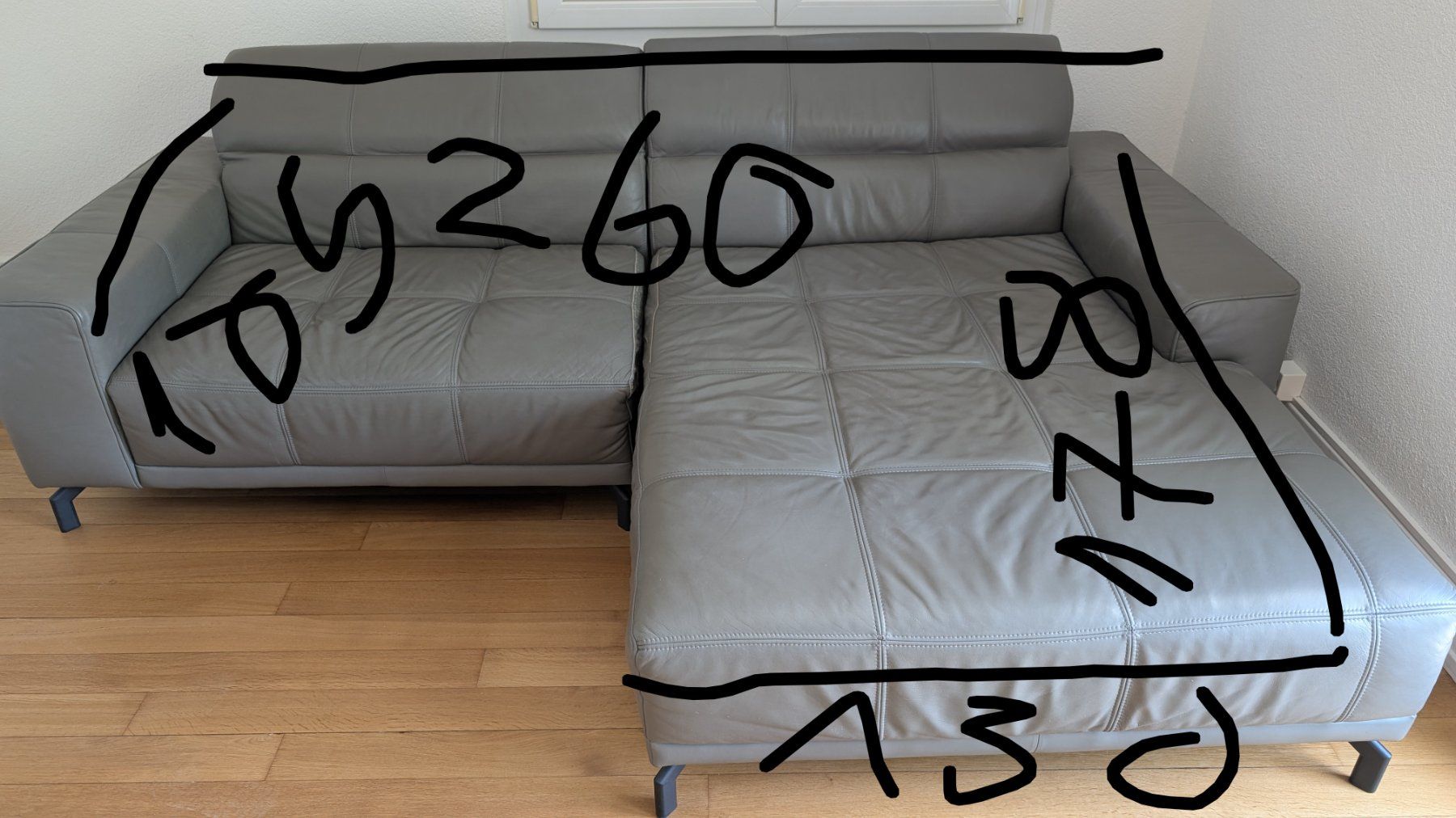 Sofas: Leder Polstergruppe Eck-Sofa – Gebraucht aus Thun von blaukanal 1