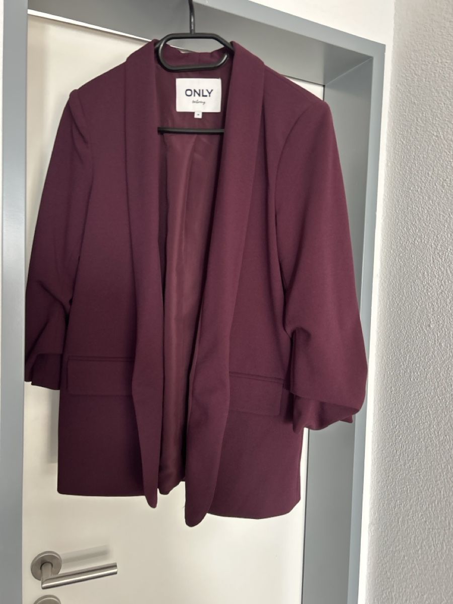 Only Giacche: Blazer von Only, Grösse 38, purple – Nuovo (secondo la descrizione) da Erlinsbach SO venduto da hallon480