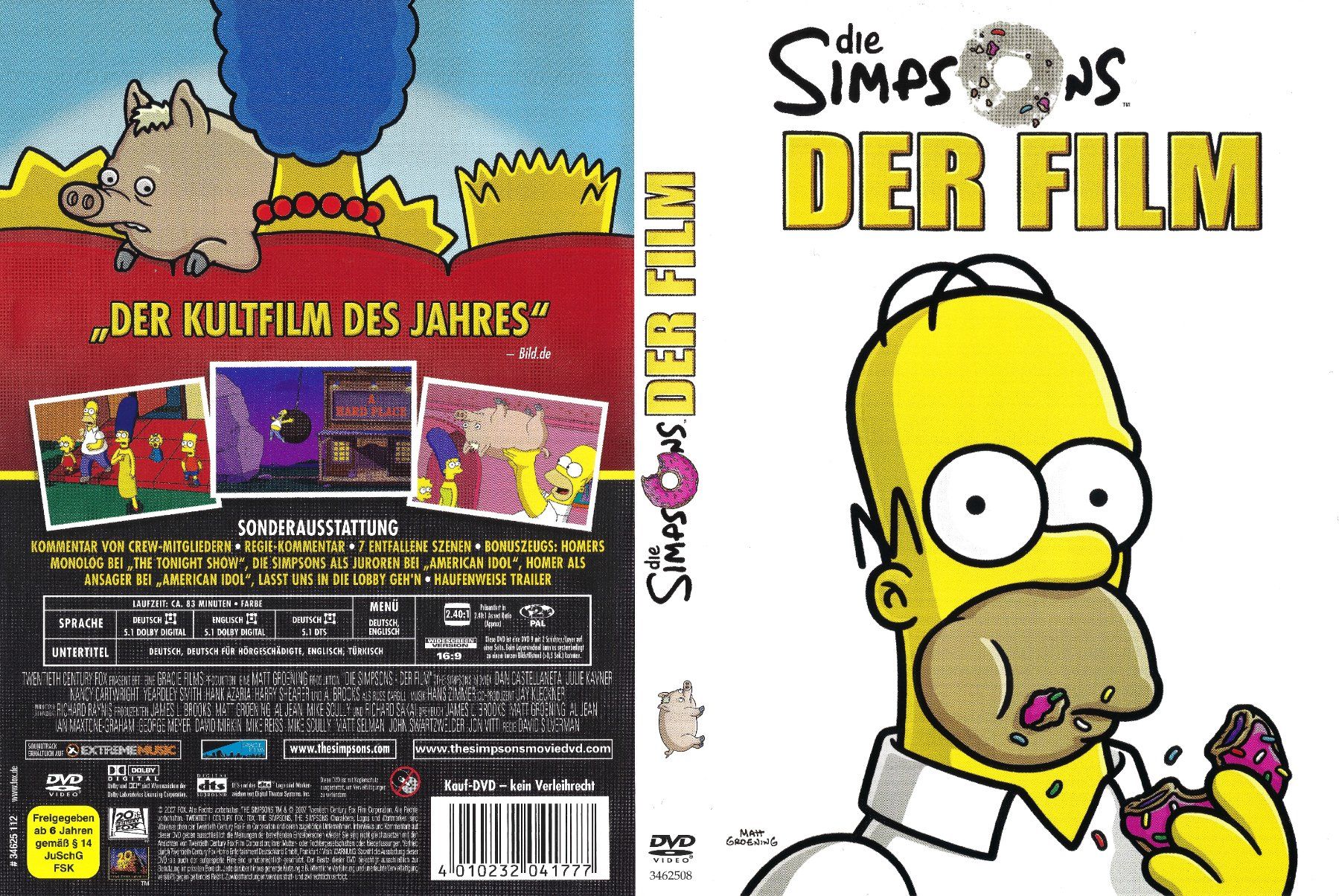 Alle DVDs: Die Simpsons - Der Film (2007) – Gebraucht aus Zürich von Cineasten