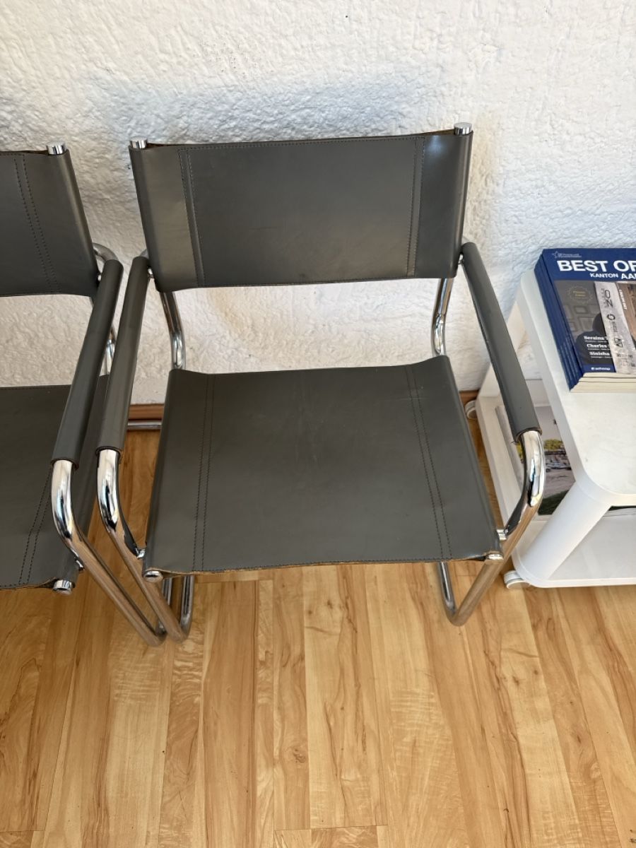 Set di tavolo e panche: Bürostühle und Tisch – Usato da Lenzburg venduto da mpt_qr6v 3