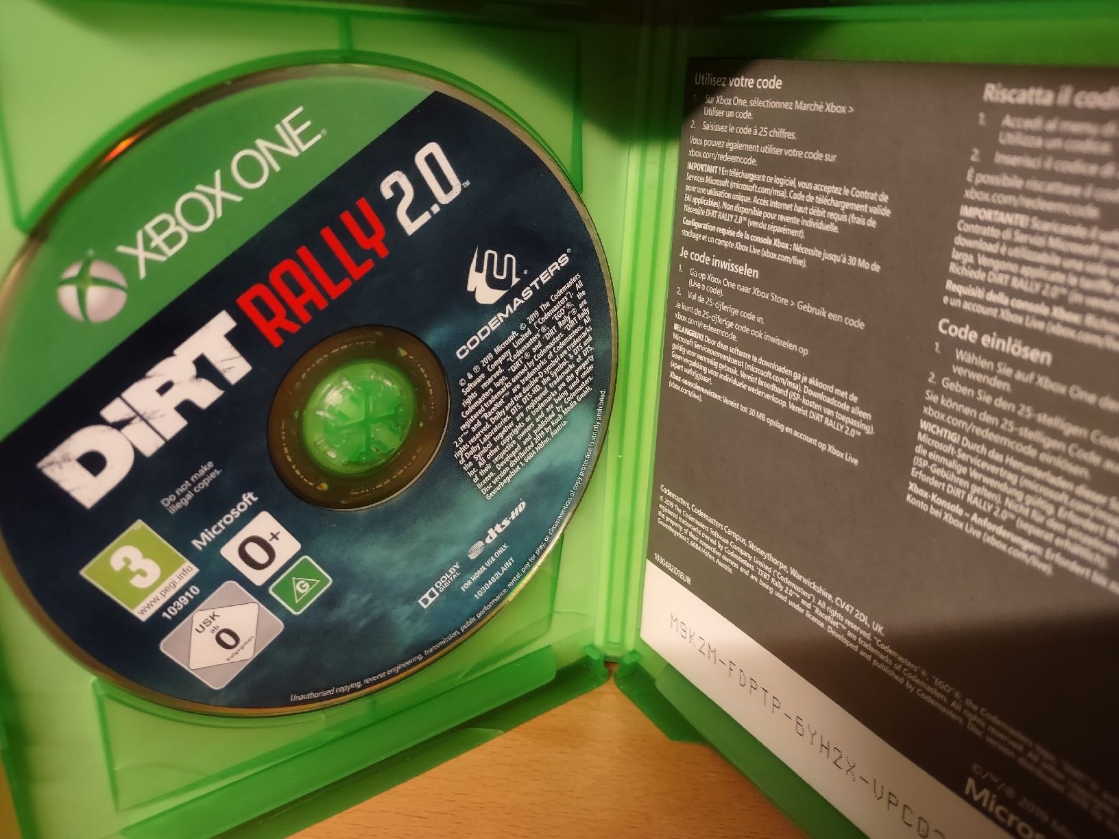 Microsoft Giochi: Dirt Rally 2.0 Xbox One - Edition Day One – Usato da Fribourg venduto da PastGame 2