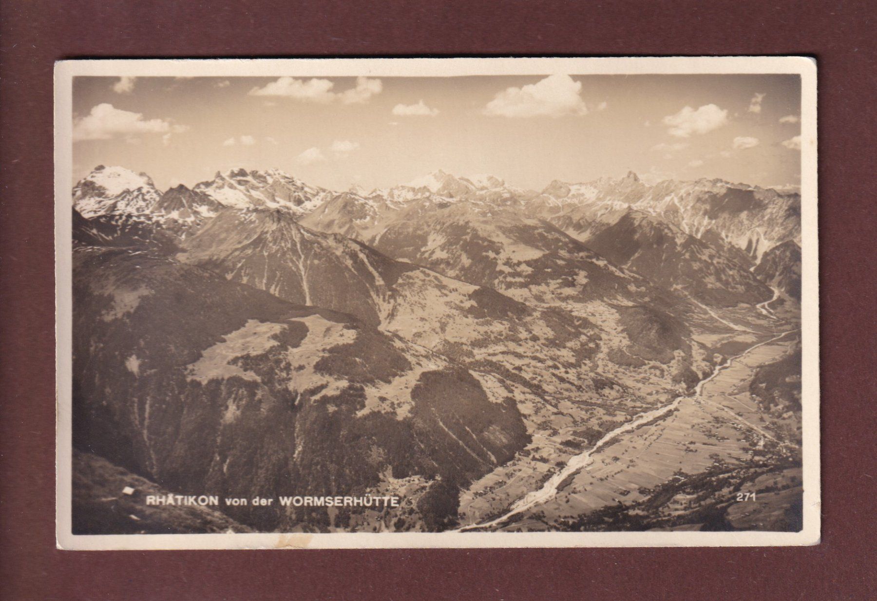 Cartes postales: RHÄTIKON von der Wormserhütte - Feldpost – D'occasion à Pully par nicecards