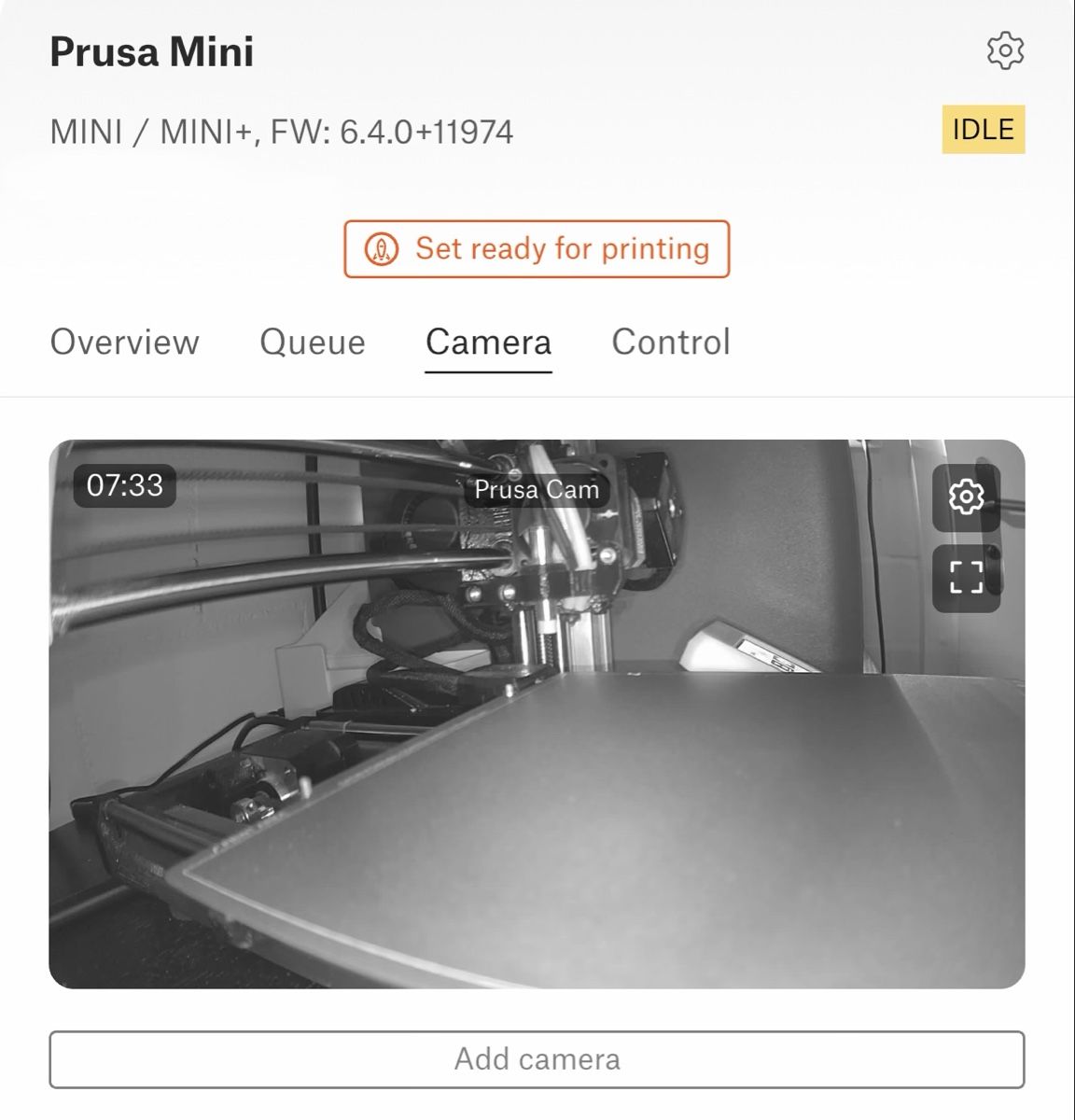 Prusa Stampanti 3D: Original Prusa MINI mit WiFi und Buddy3D Kamera – Usato da Fällanden venduto da Pilotboy 7