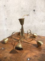 Midcentury Lampe, aus Messing, schön geschwungen