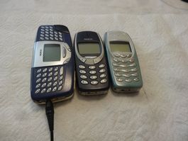 3 NOKIA NATEL,5510-3310-3410--ALLES IM BILDERN-ALLES ANTIK
