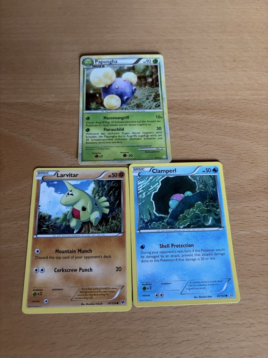 Pokémon Carte collezionabili: 3 diverse Pokémon Karten – Usato da Balsthal venduto da Sven.sch