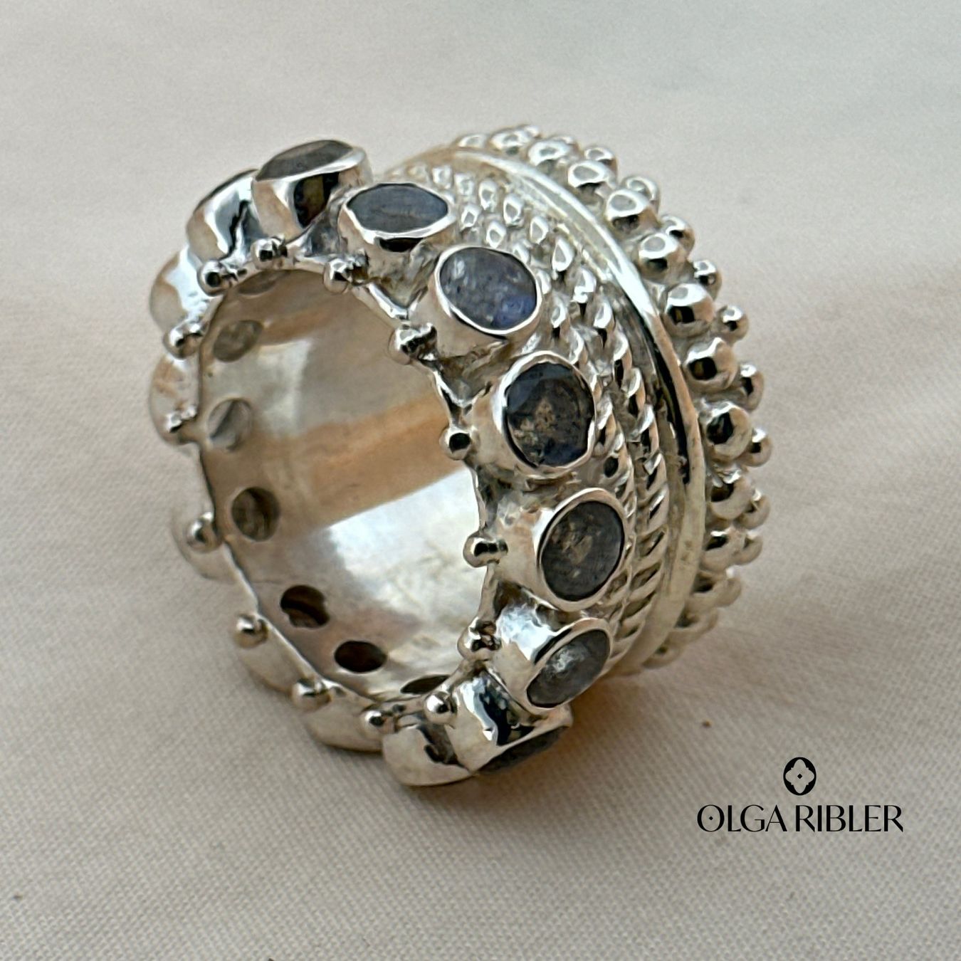 Olga Ribler Ringe: Memory Silber Ring 925 Grösse 55 mit Labradorite – Neu (gemäss Beschreibung) aus Luzern von Schmuckoutlet 3