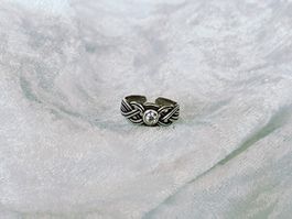 Lässiger kleiner Zehenring Silber