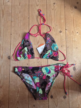 Speedo Bikini Set, Gr. 40, bunt, Blumenmuster, Sommer