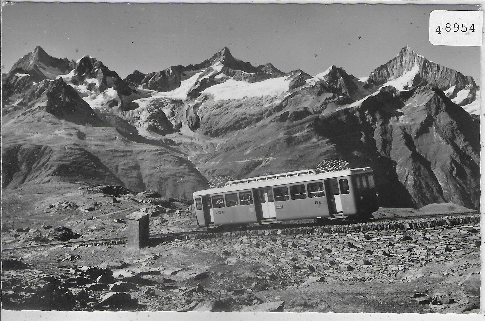 Cartoline postali: Zermatt - Gornergratbahn – Usato da Ettingen venduto da Kartenplanet