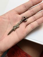Dagger Dorje Vajra Tibetan bronze antique object 12.82g