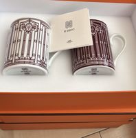 Hermes H deco cups set neu