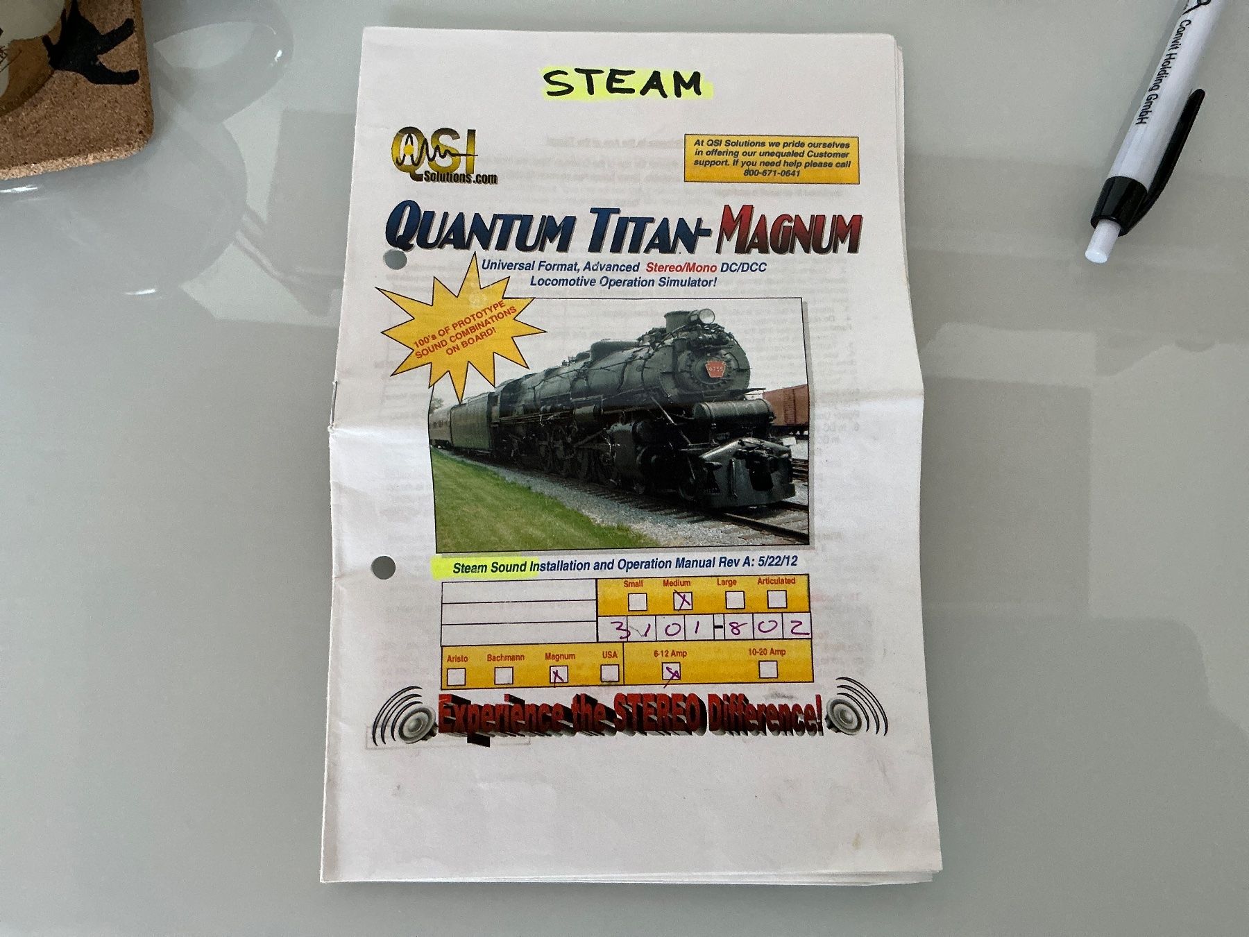 Modelleisenbahnen: QSI Titan Lok-Sounddecoder mit Schraubklemmen, gebraucht – Gebraucht aus Wängi von Madella 8